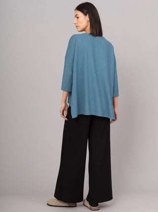 Hemp Organic Cotton Cropped Sleeve T-Shirt - Forgotten Tribes