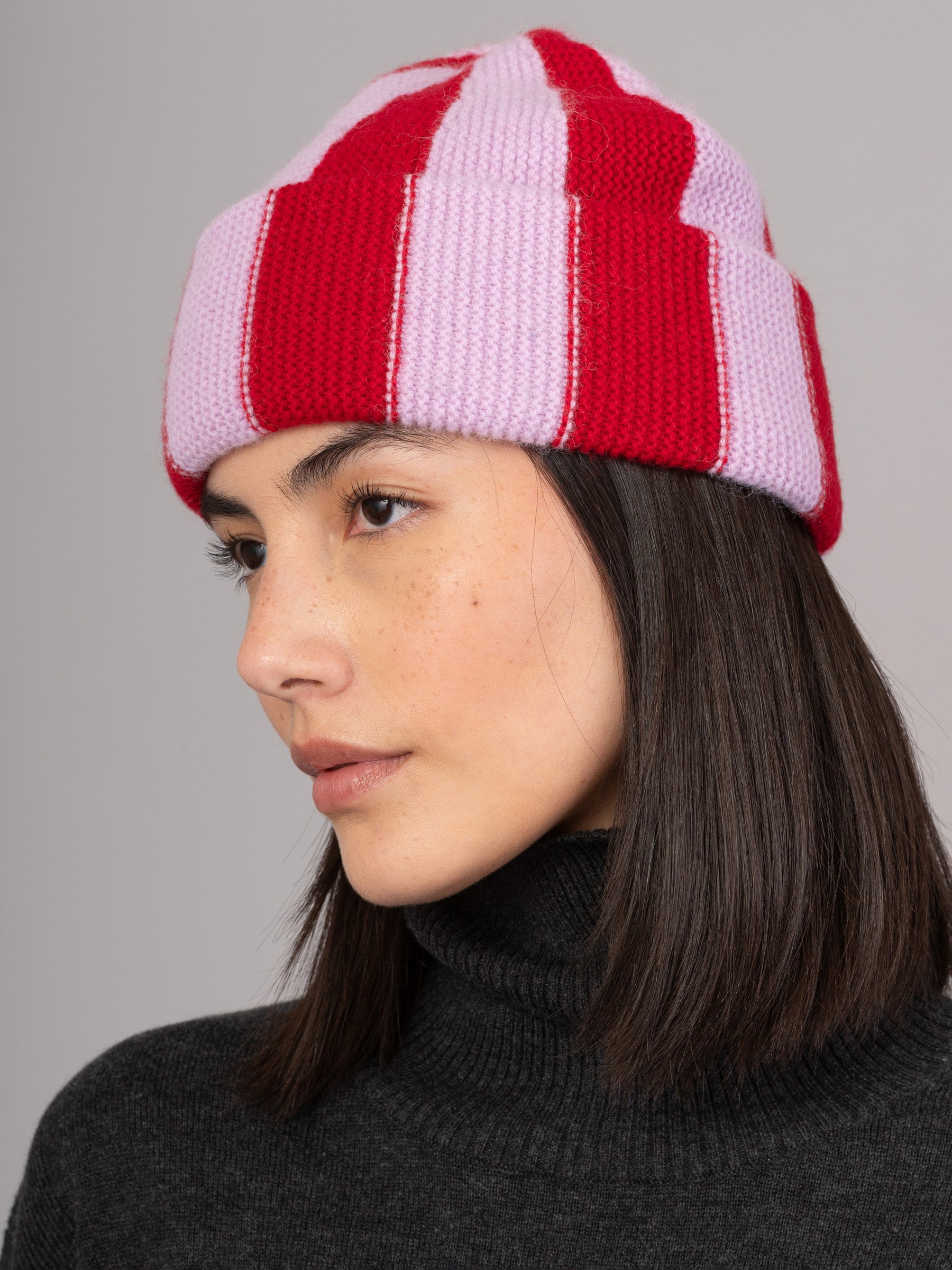 Laut - Pure Alpaca Vertical Striped Beanies