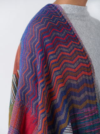 Wool Cotton Jacquard Scarf - Tartan - Forgotten Tribes