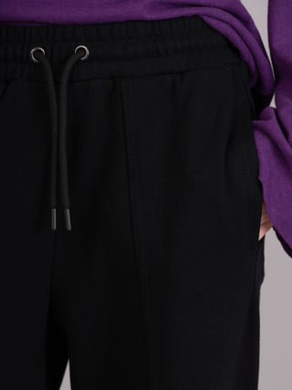 Sable - Cotton Fleece Straight Leg Trousers - Forgotten Tribes