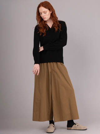 Rokko -  Cotton Poplin Wide Leg Trousers - Forgotten Tribes