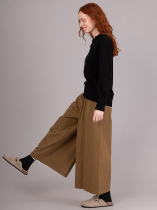 Rokko -  Cotton Poplin Wide Leg Trousers - Forgotten Tribes