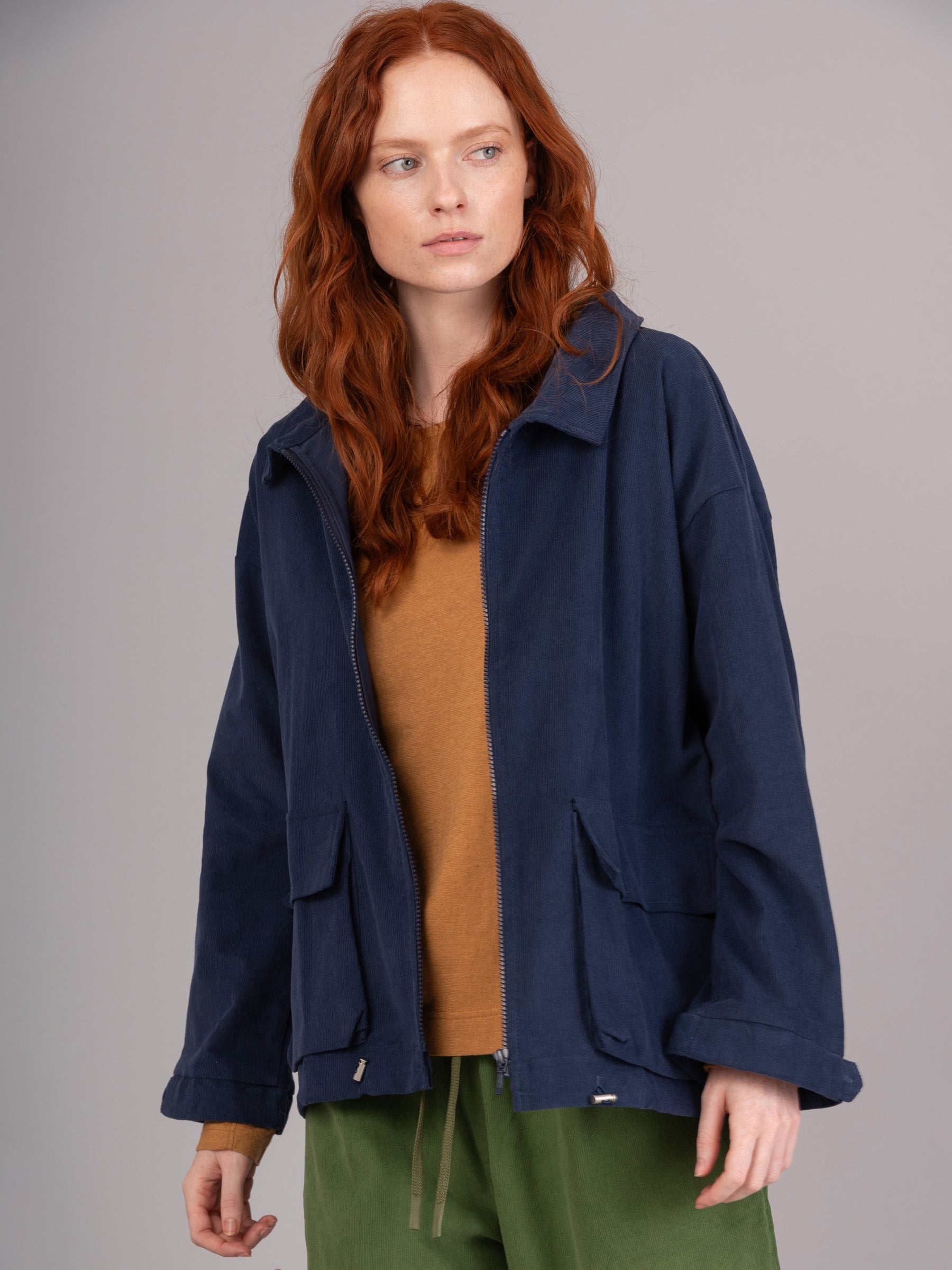 Foula - Cotton Needle Cord Workwear Jacket - Forgotten Tribes
