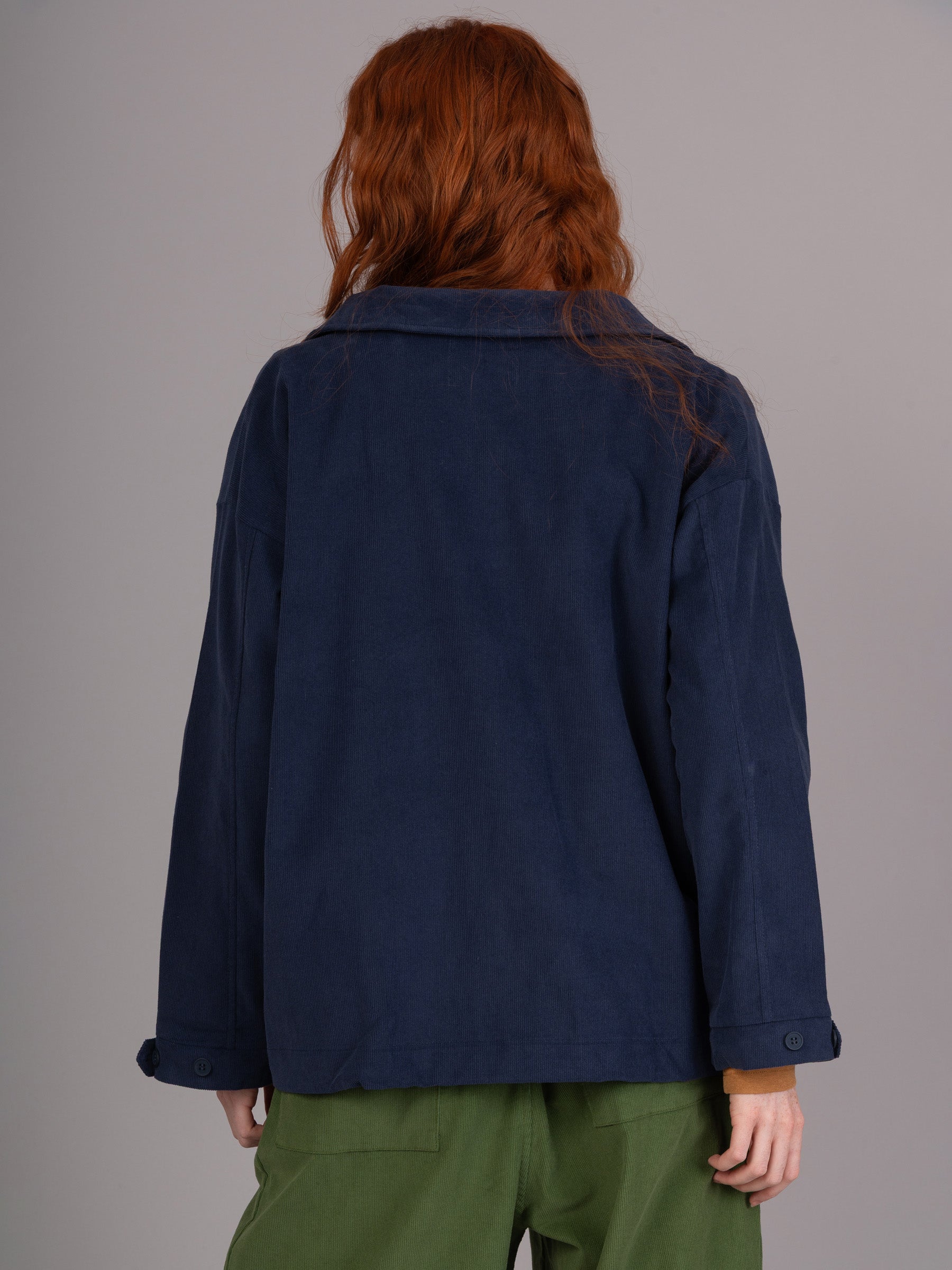 Foula - Cotton Needle Cord Workwear Jacket - Forgotten Tribes