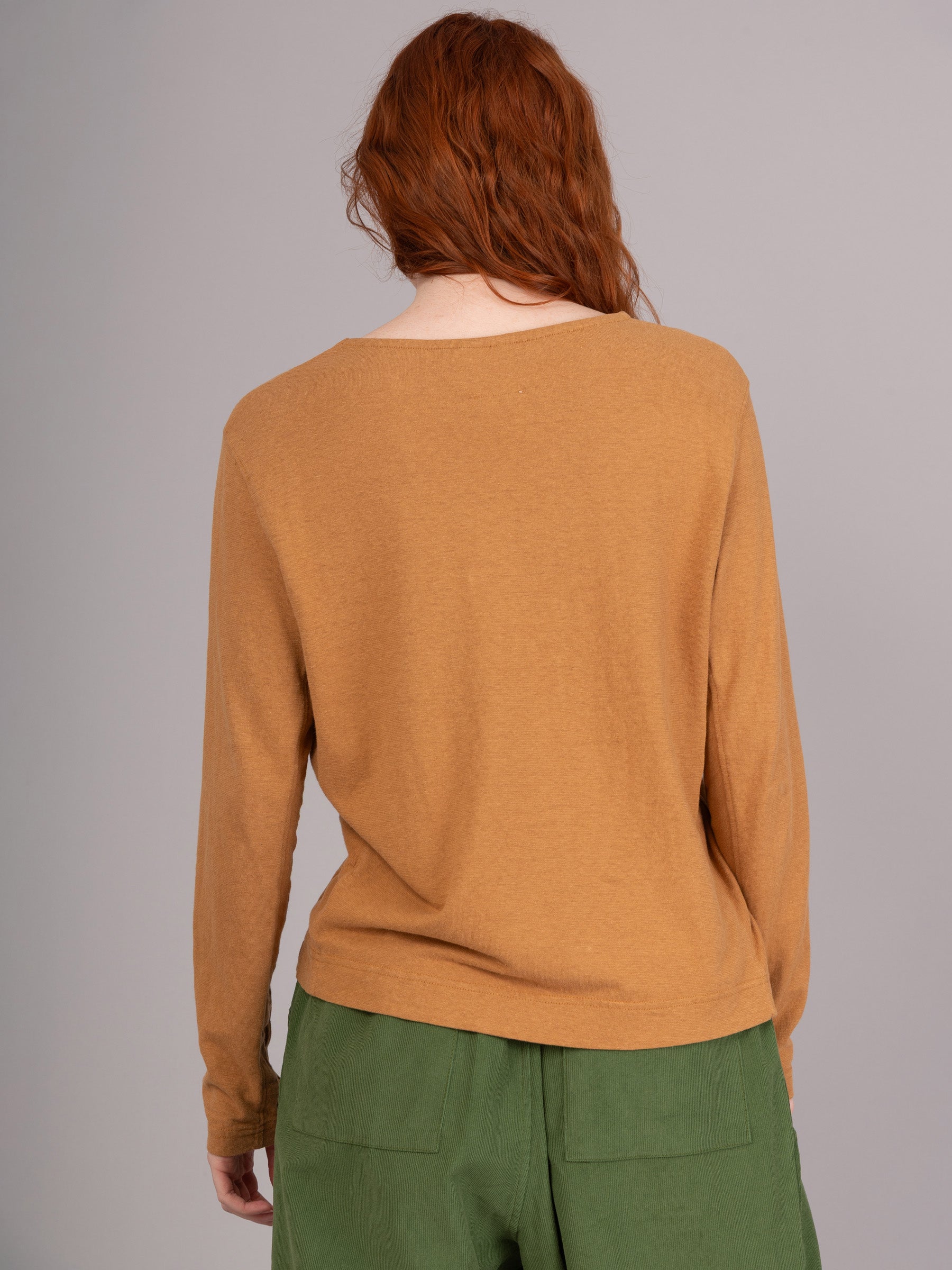 Gili 2 - Hemp Organic Cotton Side Panel Long Sleeve T-shirt - Forgotten Tribes