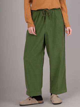 Kami -  Cotton Needlecord Straight Leg Trousers - Forgotten Tribes