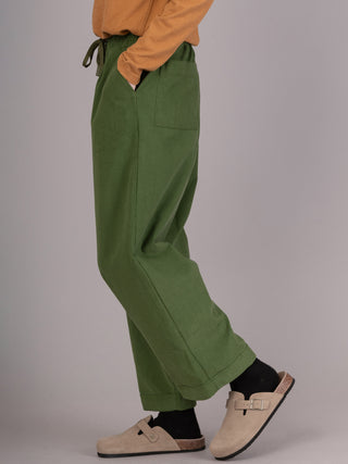 Kami -  Cotton Needlecord Straight Leg Trousers - Forgotten Tribes
