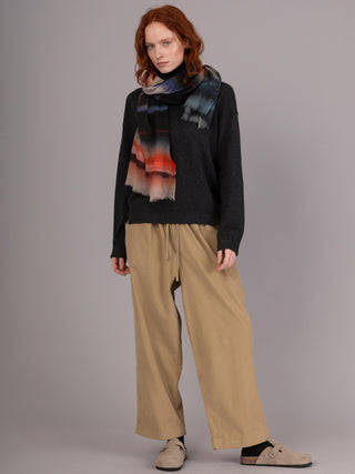 Fine Wool Print Scarf - Dusk Mirage - Forgotten Tribes