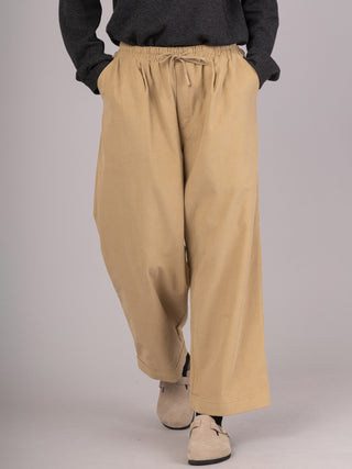 Kami -  Cotton Needlecord Straight Leg Trousers - Forgotten Tribes