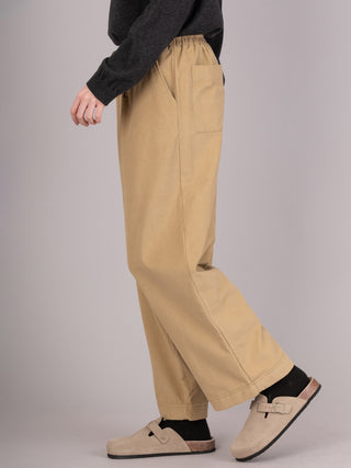 Kami -  Cotton Needlecord Straight Leg Trousers - Forgotten Tribes