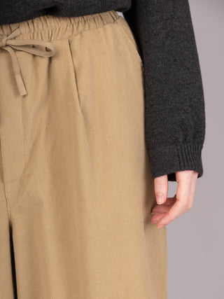 Kami -  Cotton Needlecord Straight Leg Trousers - Forgotten Tribes