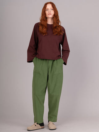 Sado -  Cotton Needlecord Tapered Trousers - Forgotten Tribes