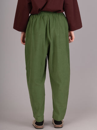 Sado -  Cotton Needlecord Tapered Trousers - Forgotten Tribes