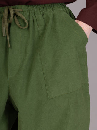 Sado -  Cotton Needlecord Tapered Trousers - Forgotten Tribes