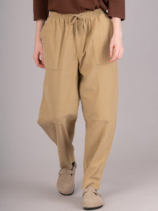 Sado -  Cotton Needlecord Tapered Trousers - Forgotten Tribes