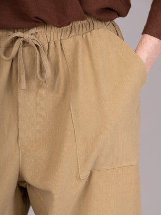 Sado -  Cotton Needlecord Tapered Trousers - Forgotten Tribes