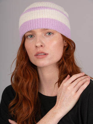Obi - Pure Alpaca Horizontal Striped Beanies - Forgotten Tribes