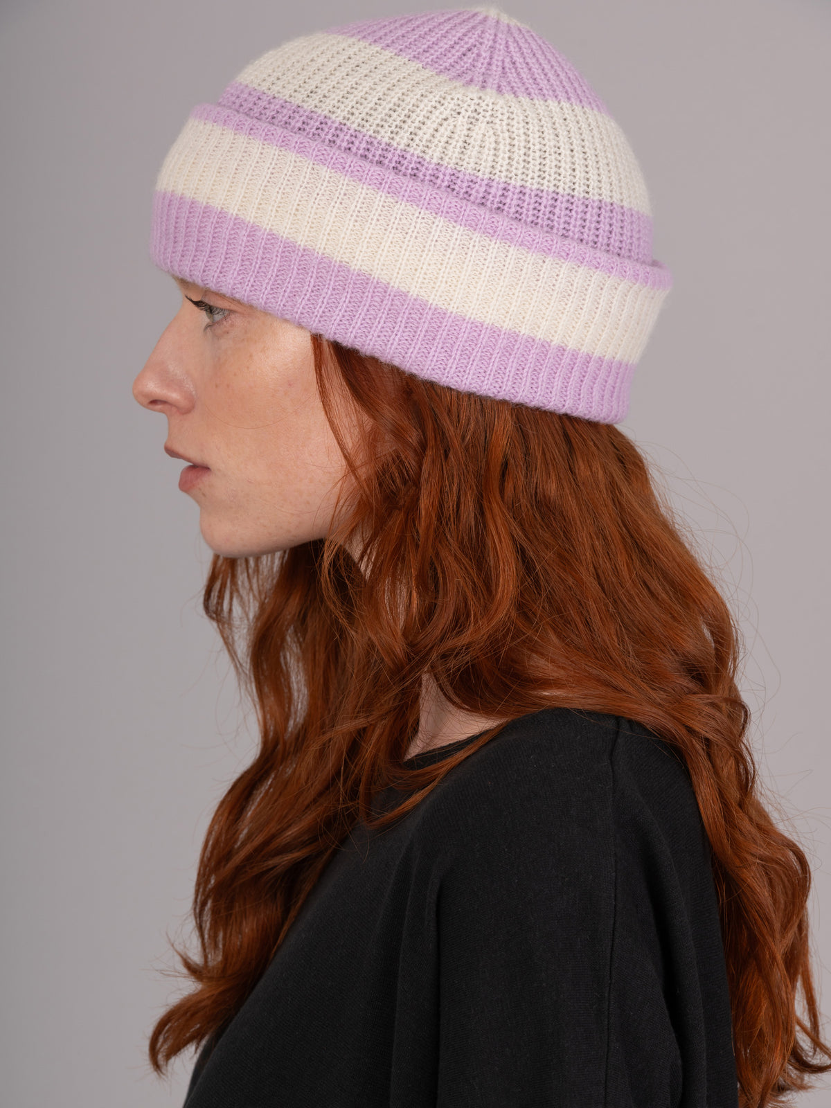Obi - Pure Alpaca Horizontal Striped Beanies - Forgotten Tribes