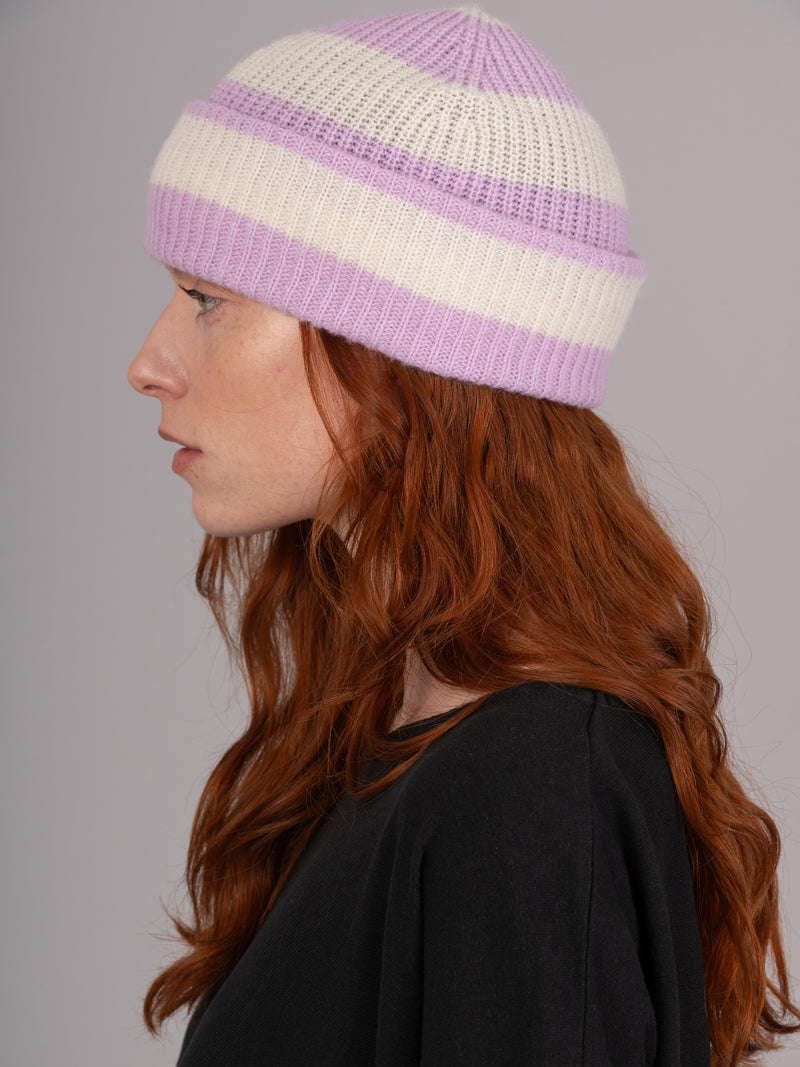 Obi - Pure Alpaca Horizontal Striped Beanies - Forgotten Tribes