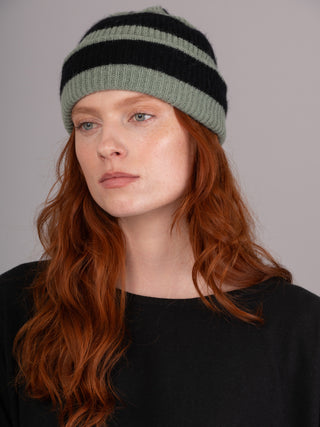 Obi - Pure Alpaca Horizontal Striped Beanies - Forgotten Tribes
