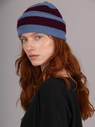 Obi - Pure Alpaca Horizontal Striped Beanies - Forgotten Tribes