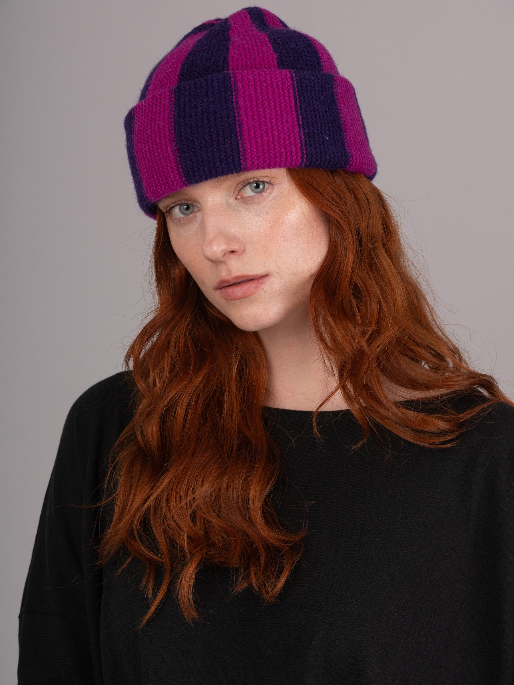 Laut - Pure Alpaca Vertical Striped Beanies - Forgotten Tribes