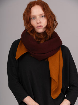 Fine Wool Dip Dye Scarf - Forgotten Tribes