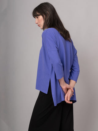 Gaya - Hemp Organic Cotton Cropped Sleeve T-Shirt - Forgotten Tribes