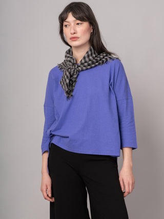 Gaya - Hemp Organic Cotton Cropped Sleeve T-Shirt - Forgotten Tribes