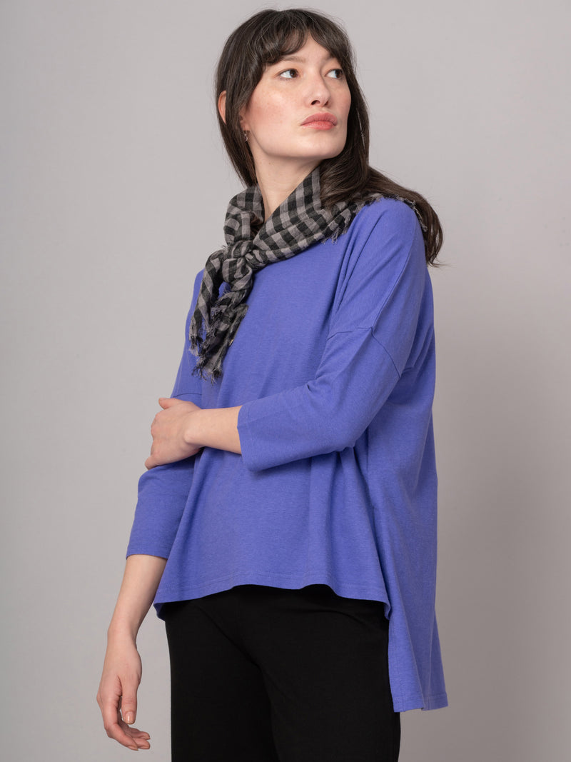 Pure Wool Check Pattern Square Scarf - Forgotten Tribes