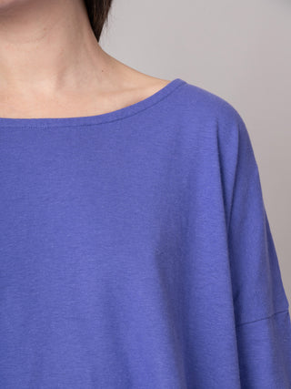 Gaya - Hemp Organic Cotton Cropped Sleeve T-Shirt - Forgotten Tribes