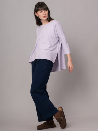 Gaya - Hemp Organic Cotton Cropped Sleeve T-Shirt - Forgotten Tribes