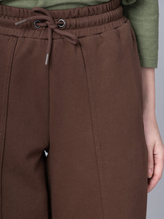 Sable - Cotton Fleece Straight Leg Trousers - Forgotten Tribes
