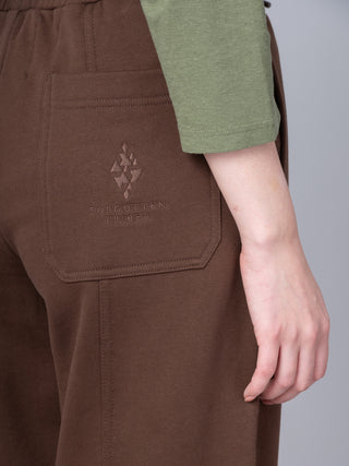 Sable - Cotton Fleece Straight Leg Trousers - Forgotten Tribes