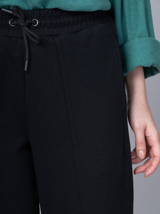 Sable - Cotton Fleece Straight Leg Trousers - Forgotten Tribes
