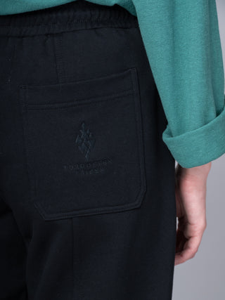 Sable - Cotton Fleece Straight Leg Trousers - Forgotten Tribes