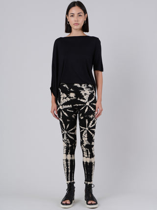 Tie Dye Leggings - Black - Style 1 - Forgotten Tribes