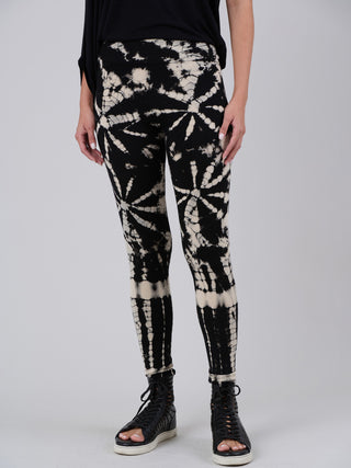 Tie Dye Leggings - Black - Style 1 - Forgotten Tribes