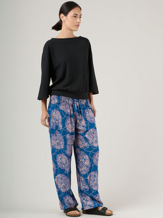 Harem Pants Original - Oriental Flower High Crotch - Forgotten Tribes