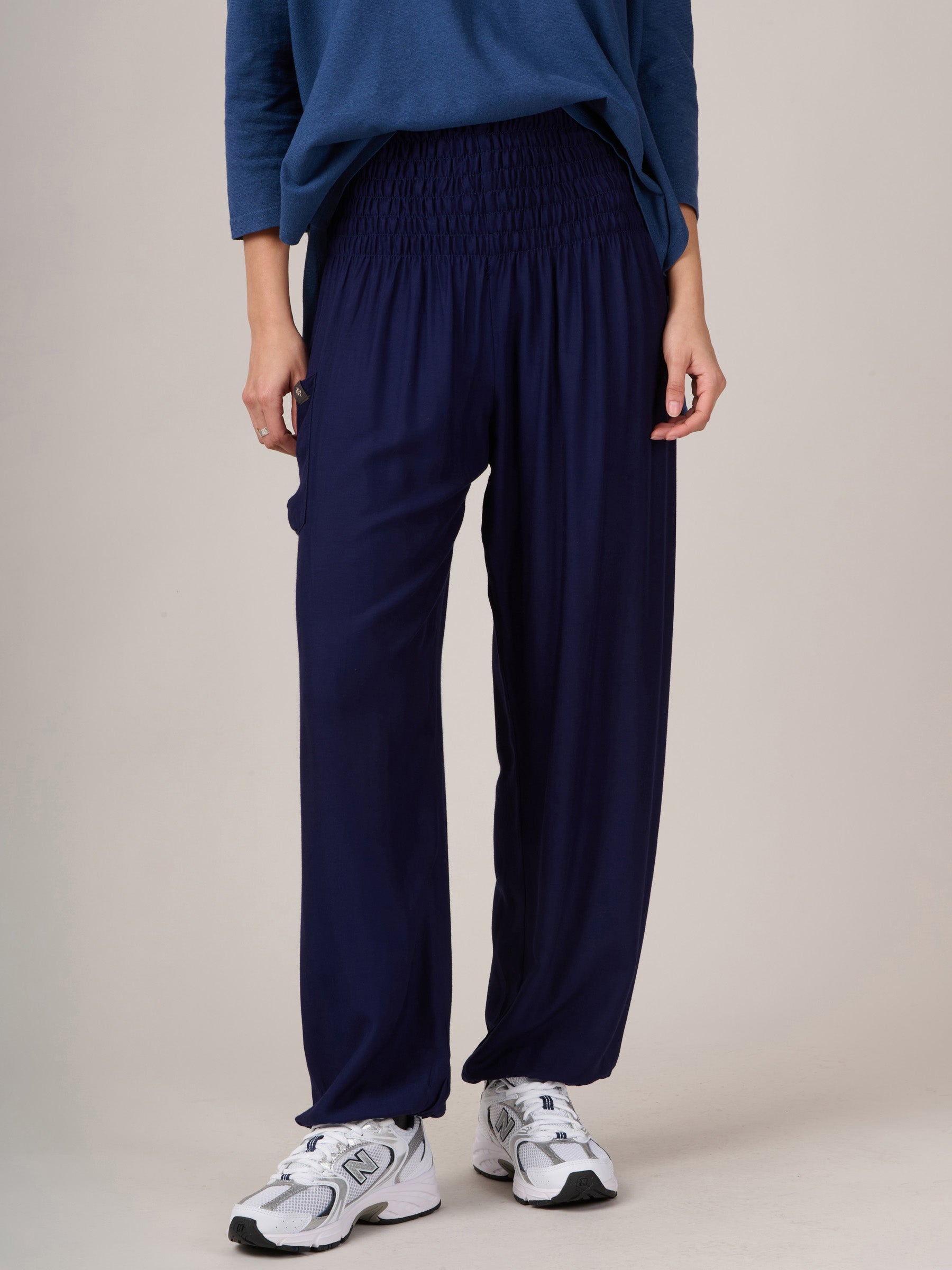 Harem Pants Original -  Plain Colour High Crotch - Superior Rayon Fabric - Forgotten Tribes