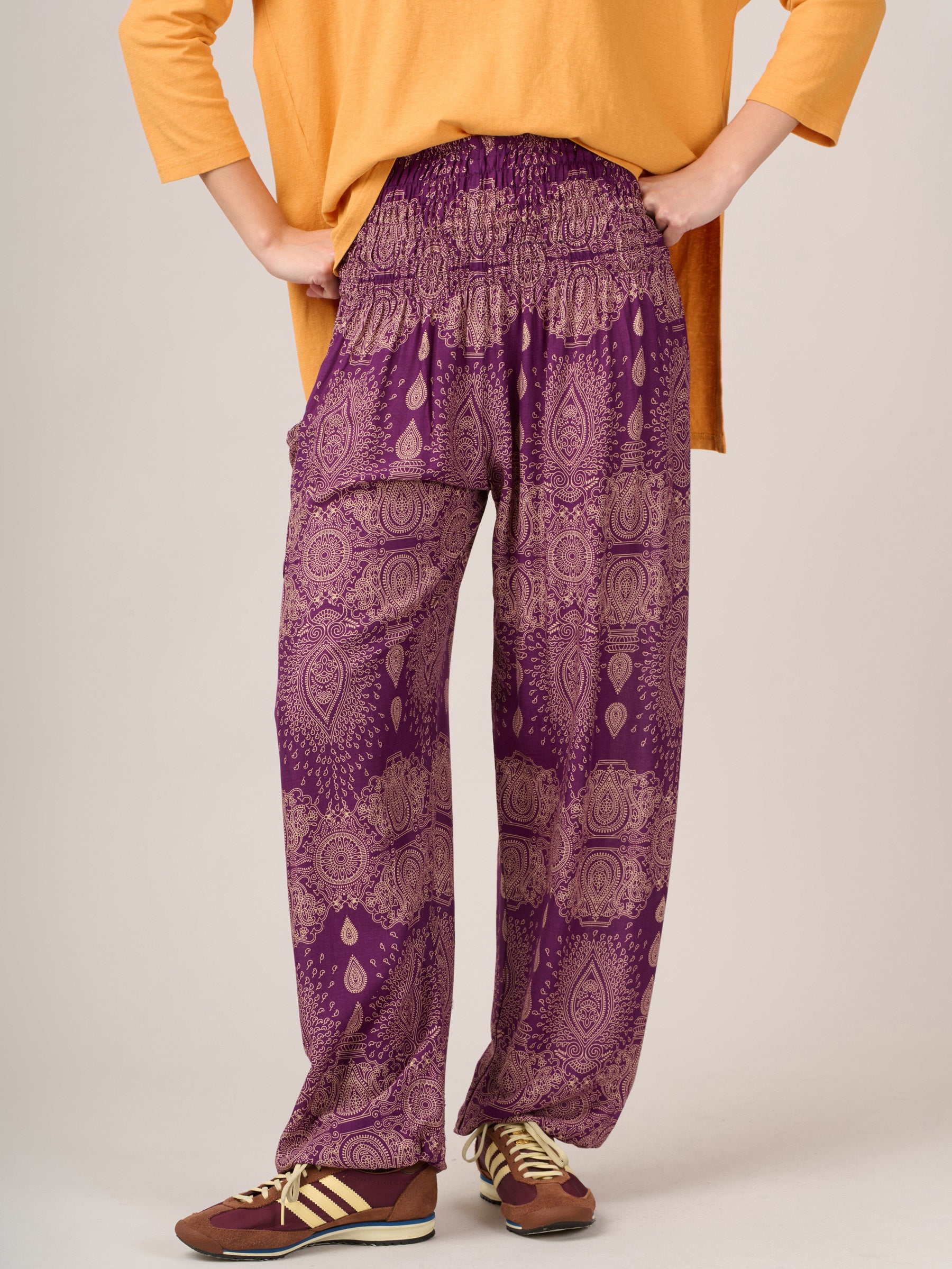Harem Pants Original - Teardrop Mandala High Crotch - Forgotten Tribes