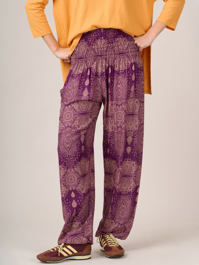 Harem Pants Original - Teardrop Mandala High Crotch - Forgotten Tribes