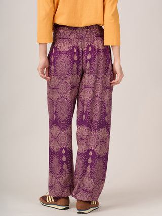 Harem Pants Original - Teardrop Mandala High Crotch - Forgotten Tribes