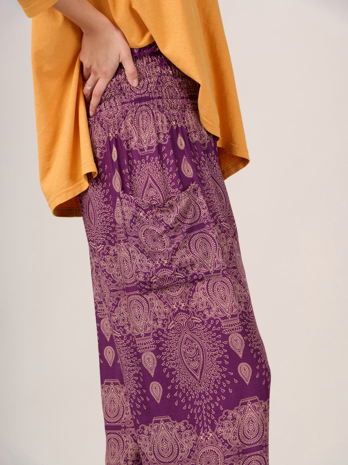 Harem Pants Original - Teardrop Mandala High Crotch - Forgotten Tribes