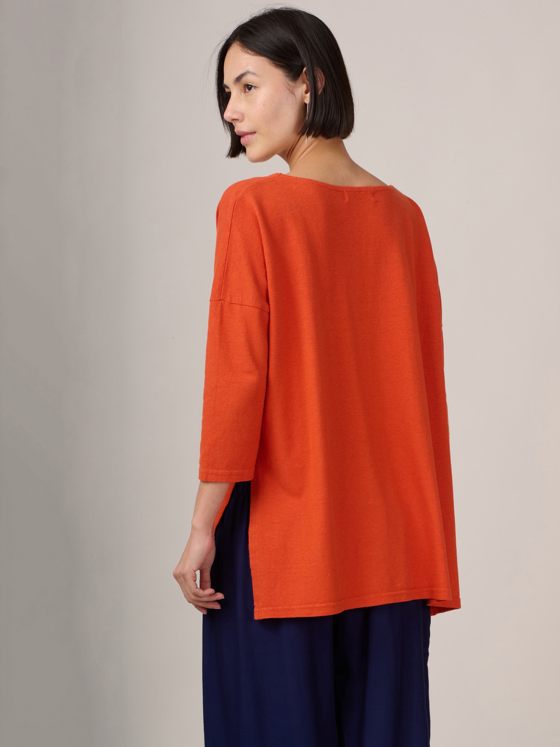 Heavyweight Hemp Organic Cotton Cropped Sleeve T-Shirt - Forgotten Tribes