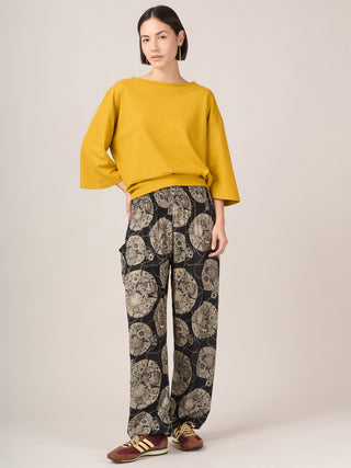 Harem Pants Original - Oriental Flower High Crotch - Forgotten Tribes