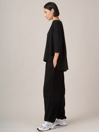 Heavyweight Hemp Organic Cotton Cropped Sleeve T-Shirt - Forgotten Tribes