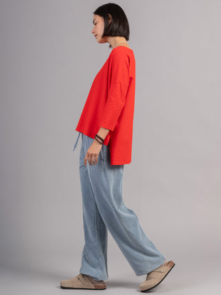 Heavyweight Hemp Organic Cotton Cropped Sleeve T-Shirt - Forgotten Tribes