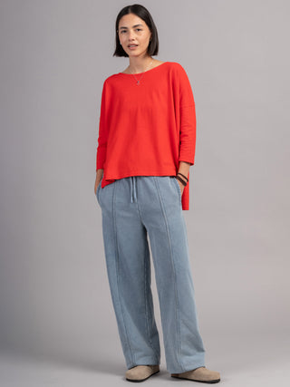 Heavyweight Hemp Organic Cotton Cropped Sleeve T-Shirt - Forgotten Tribes