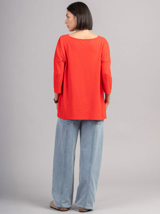 Heavyweight Hemp Organic Cotton Cropped Sleeve T-Shirt - Forgotten Tribes